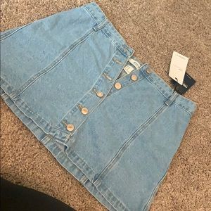 Denim skirt